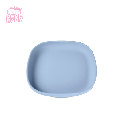 Baby Silicone Feeding Plate LFGB BSCI Infants Essentials Toddlers With Strong Suction