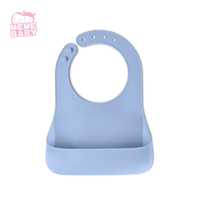CPC Approval Durable Adjustable Food Catching Bib For Girls Boys