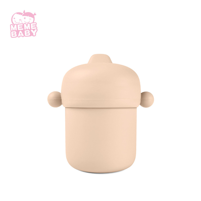 230 Degree Soft Texture Snack Cup Silicone Baby Cup With FDA Approval