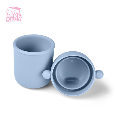 6 Months Baby Use Silicone Sippy Cup BPS Free With Soft Spout
