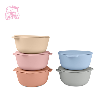 LFGB Standard Silicone Weaning Bowl Cute Shape Dishwasher Safe