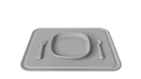 Waterproof Silicone Suction Weaning Set Silicone Dinnerware Set BPA Free