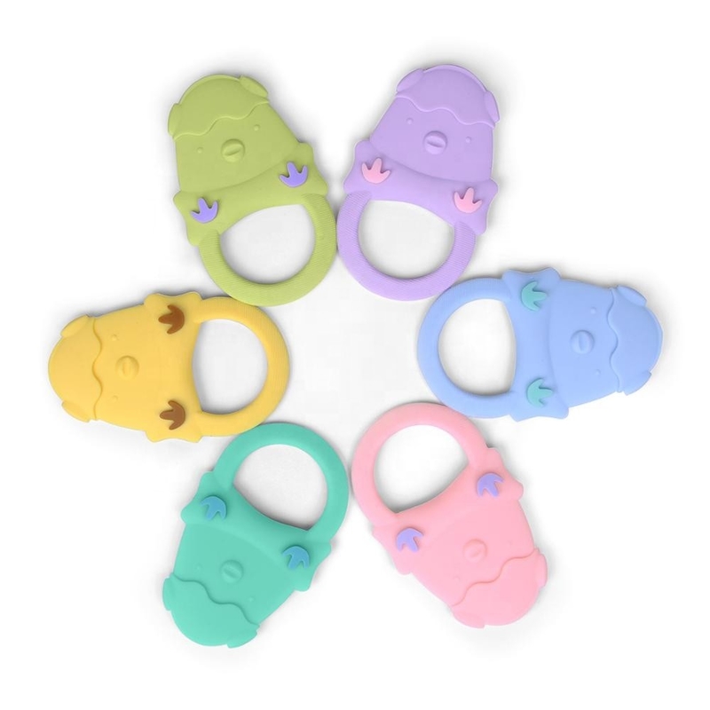 230 Degree Chicken Chubby Gummy Teether Toys Newborn Infant Kid